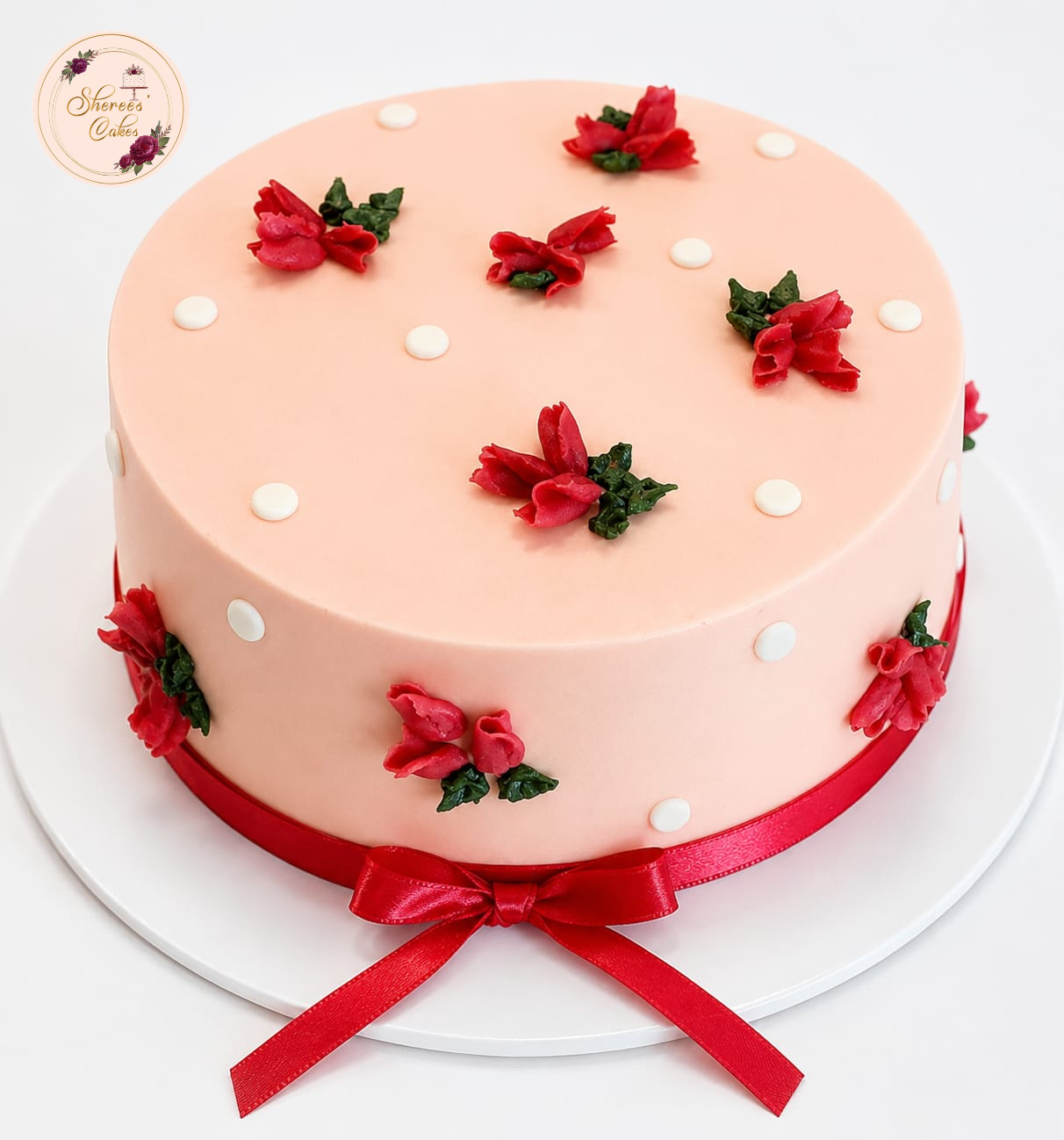 Scarlet Butterfly Cake
