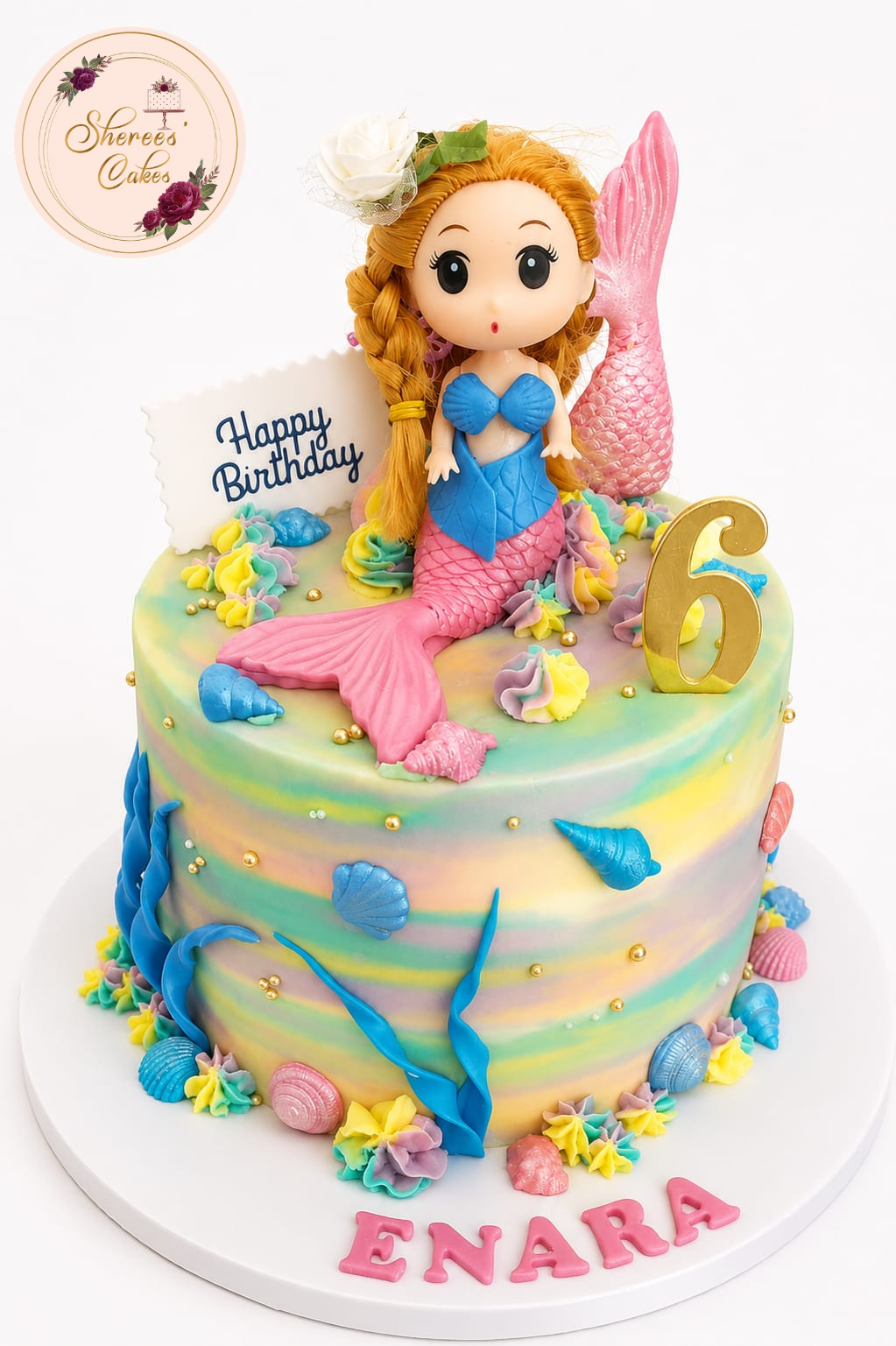 Mermaid Lagoon Cake