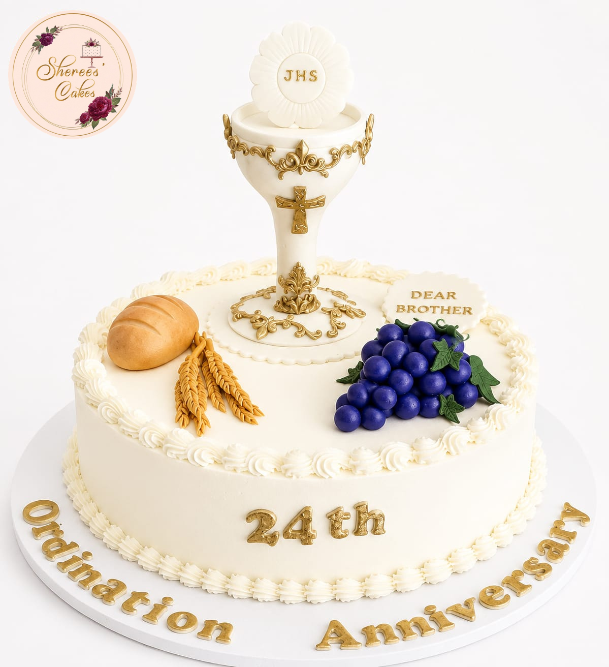Brother's Ordination Anniversary Cake