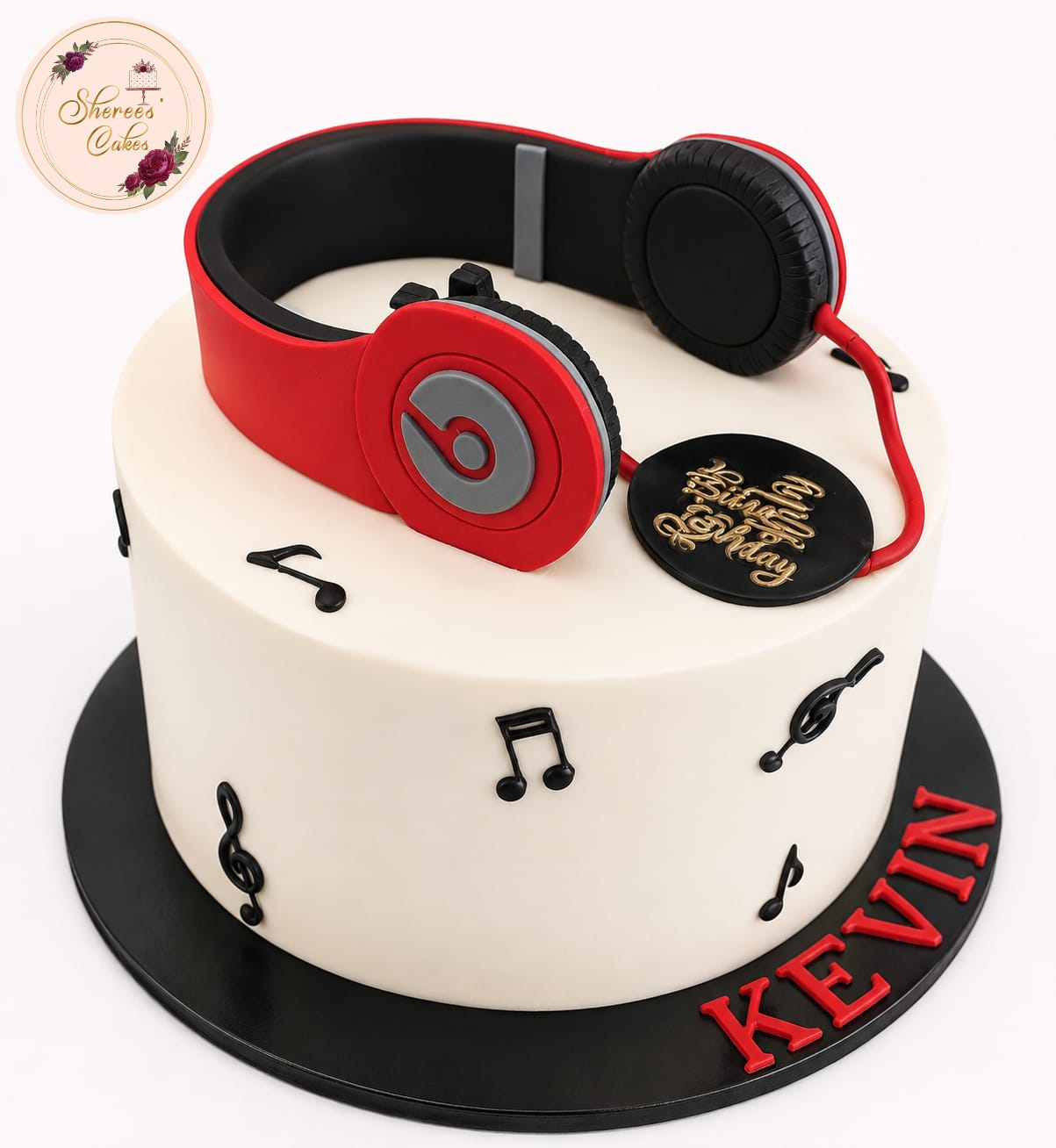 Headphone Music Cake