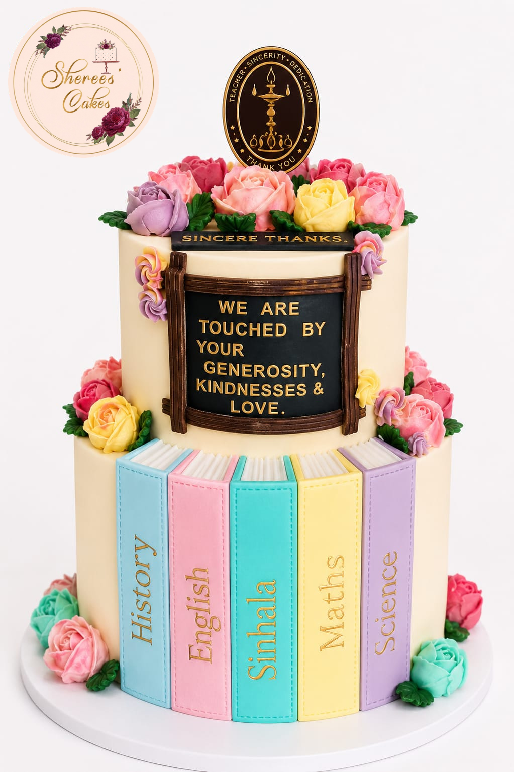 Book Lover's Library Cake