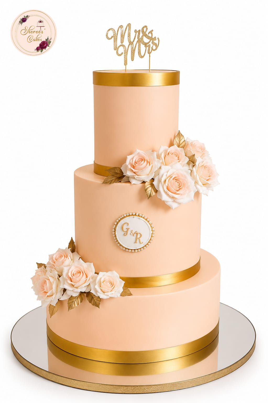 Blush Gold Wedding Structure